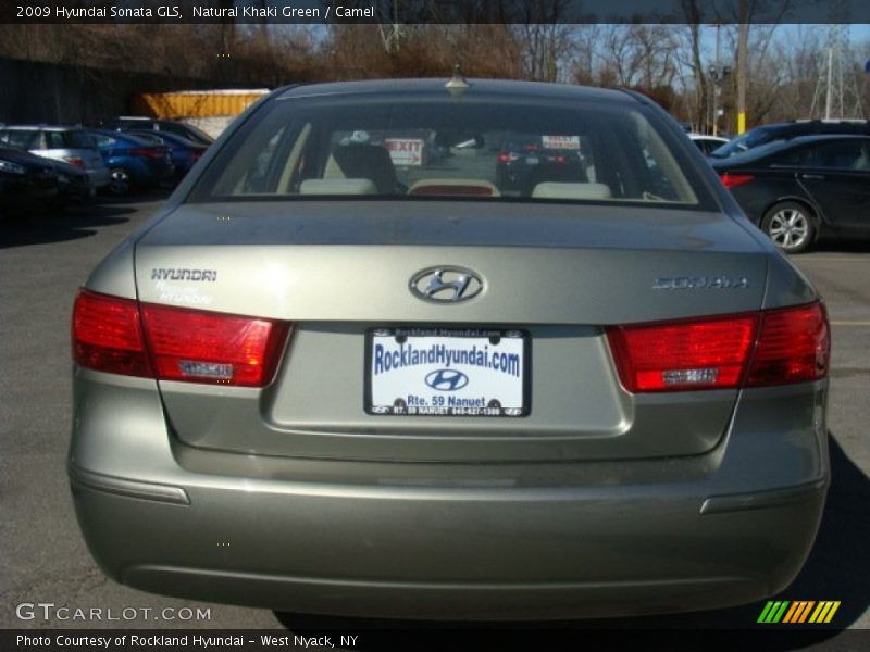 Natural Khaki Green / Camel 2009 Hyundai Sonata GLS