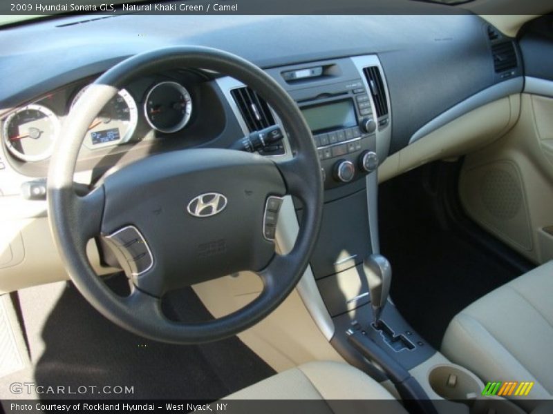 Natural Khaki Green / Camel 2009 Hyundai Sonata GLS