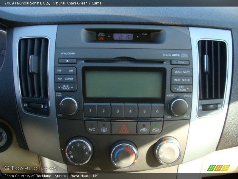 Natural Khaki Green / Camel 2009 Hyundai Sonata GLS
