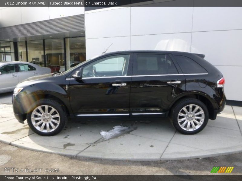 Tuxedo Black Metallic / Charcoal Black 2012 Lincoln MKX AWD