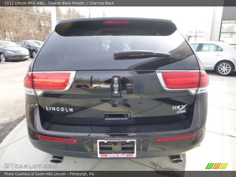 Tuxedo Black Metallic / Charcoal Black 2012 Lincoln MKX AWD