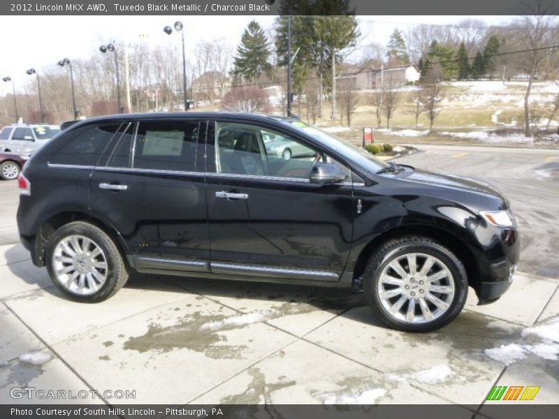 Tuxedo Black Metallic / Charcoal Black 2012 Lincoln MKX AWD