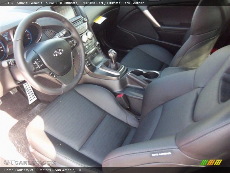 Ultimate Black Leather Interior - 2014 Genesis Coupe 3.8L Ultimate 