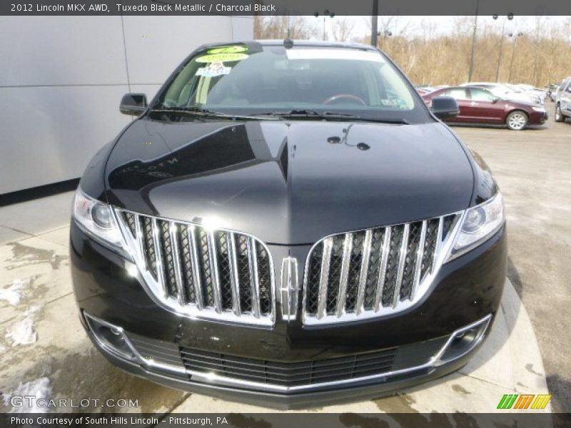 Tuxedo Black Metallic / Charcoal Black 2012 Lincoln MKX AWD