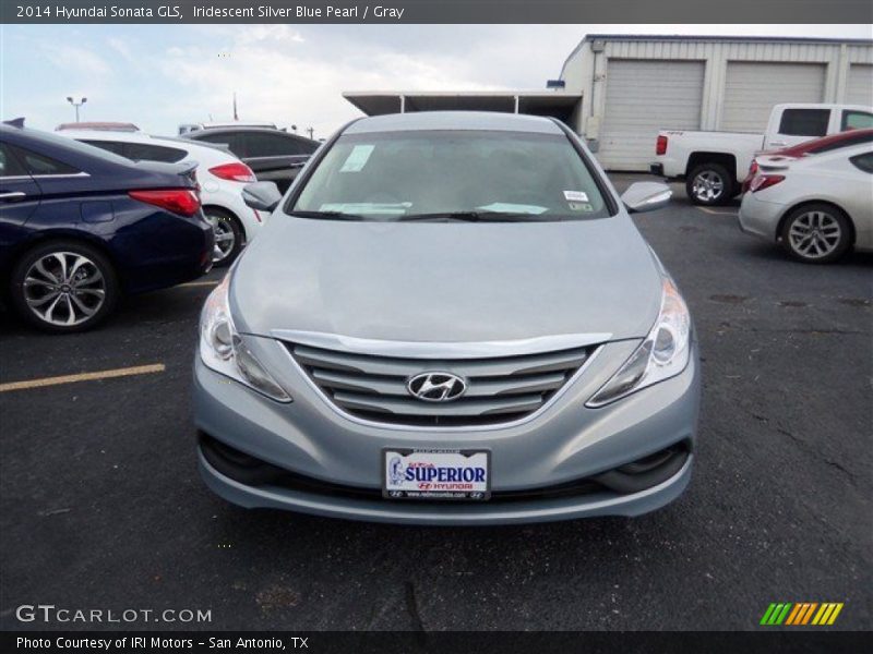 Iridescent Silver Blue Pearl / Gray 2014 Hyundai Sonata GLS
