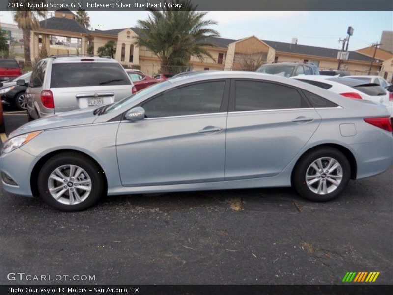 Iridescent Silver Blue Pearl / Gray 2014 Hyundai Sonata GLS