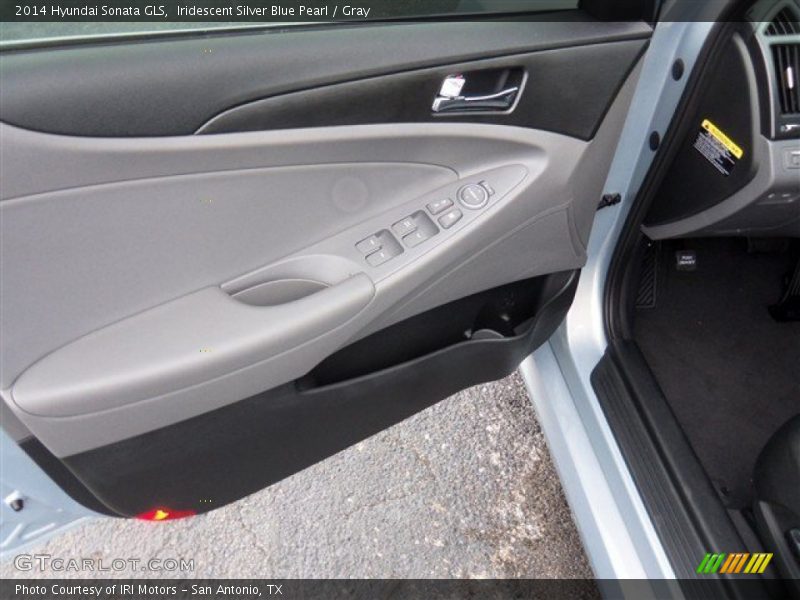 Iridescent Silver Blue Pearl / Gray 2014 Hyundai Sonata GLS