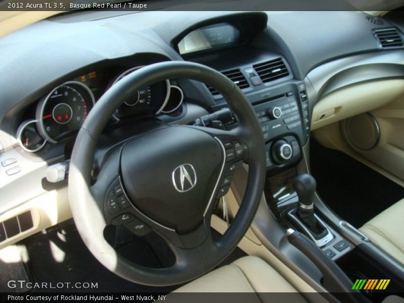 Basque Red Pearl / Taupe 2012 Acura TL 3.5