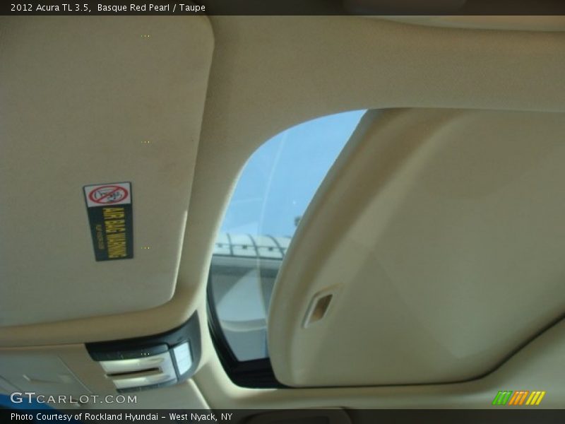 Basque Red Pearl / Taupe 2012 Acura TL 3.5