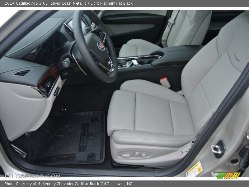 Silver Coast Metallic / Light Platinum/Jet Black 2014 Cadillac ATS 3.6L