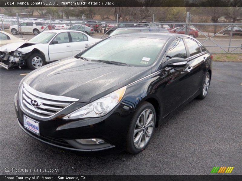 Phantom Black Metallic / Black 2014 Hyundai Sonata SE 2.0T