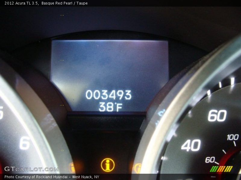 Basque Red Pearl / Taupe 2012 Acura TL 3.5