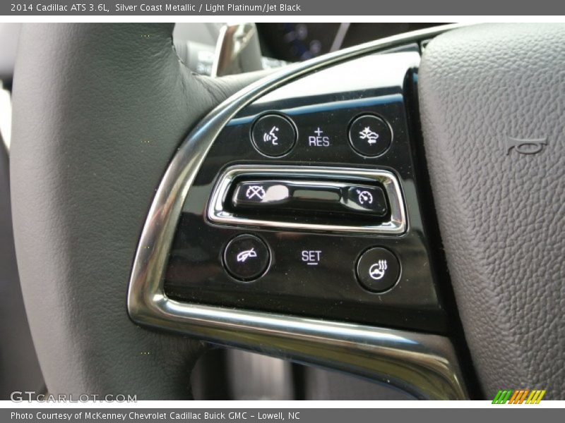 Silver Coast Metallic / Light Platinum/Jet Black 2014 Cadillac ATS 3.6L