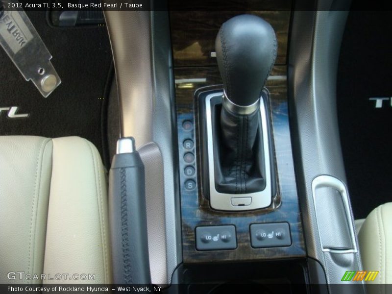 Basque Red Pearl / Taupe 2012 Acura TL 3.5