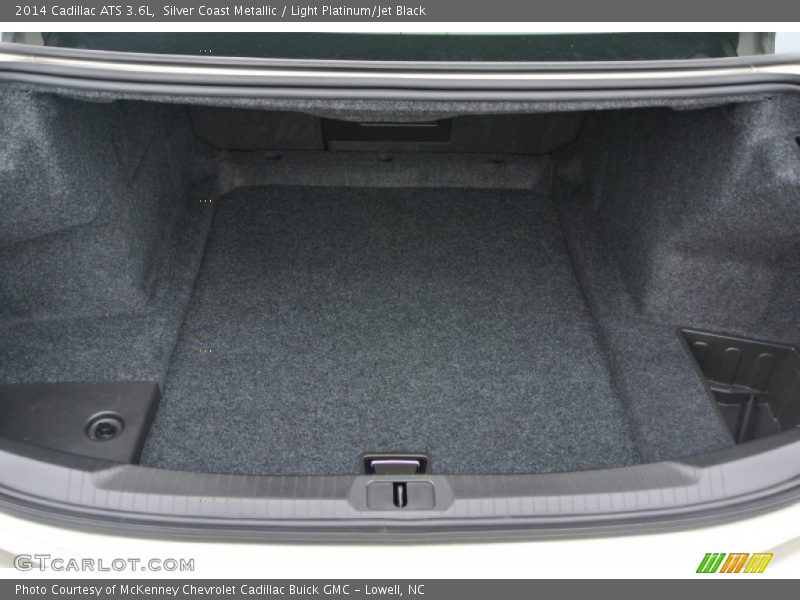 Silver Coast Metallic / Light Platinum/Jet Black 2014 Cadillac ATS 3.6L