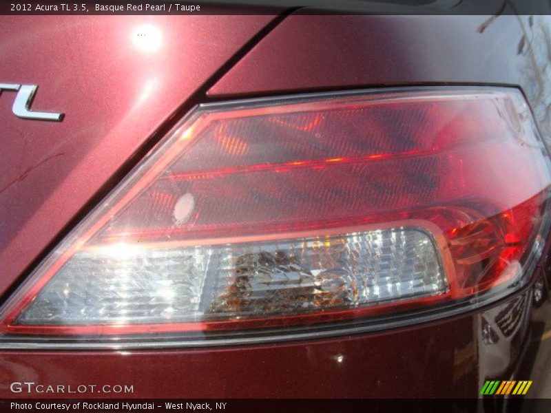 Basque Red Pearl / Taupe 2012 Acura TL 3.5
