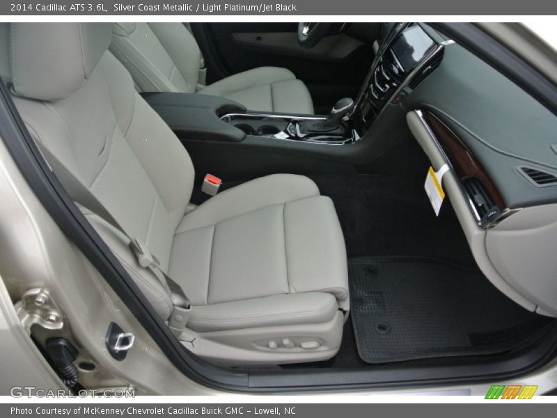 Silver Coast Metallic / Light Platinum/Jet Black 2014 Cadillac ATS 3.6L