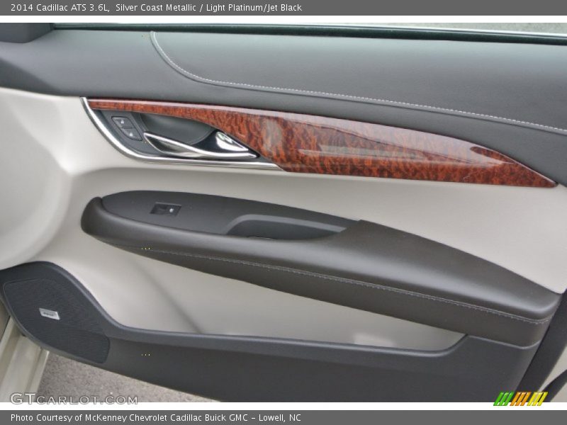 Silver Coast Metallic / Light Platinum/Jet Black 2014 Cadillac ATS 3.6L