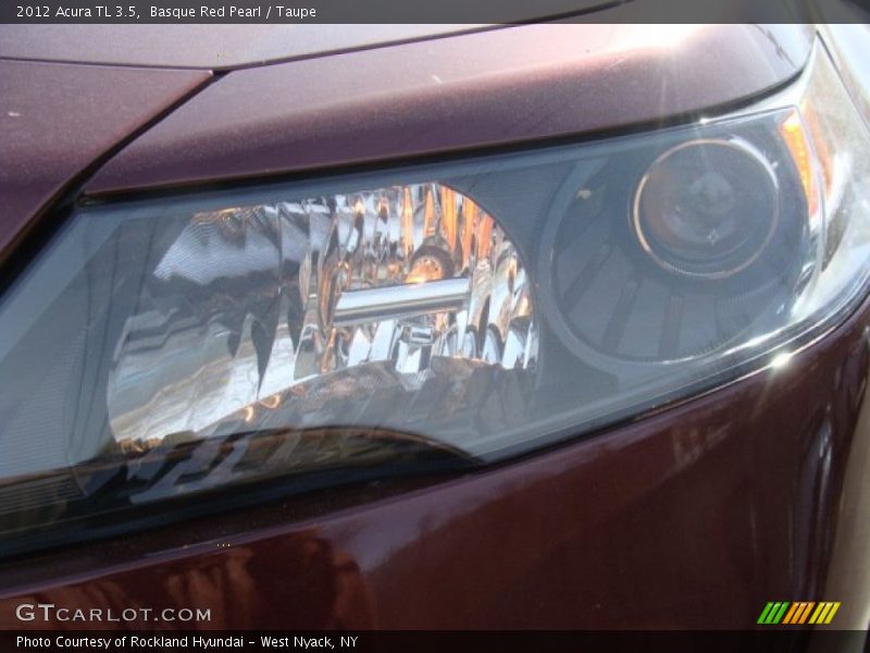 Basque Red Pearl / Taupe 2012 Acura TL 3.5