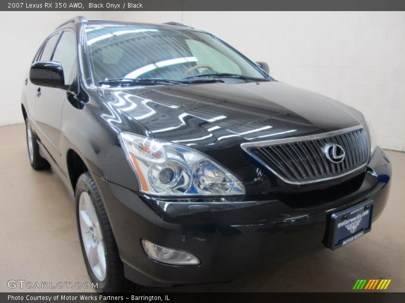 Black Onyx / Black 2007 Lexus RX 350 AWD