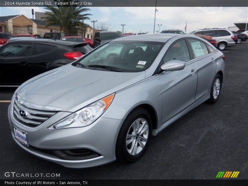 Radiant Silver / Gray 2014 Hyundai Sonata GLS