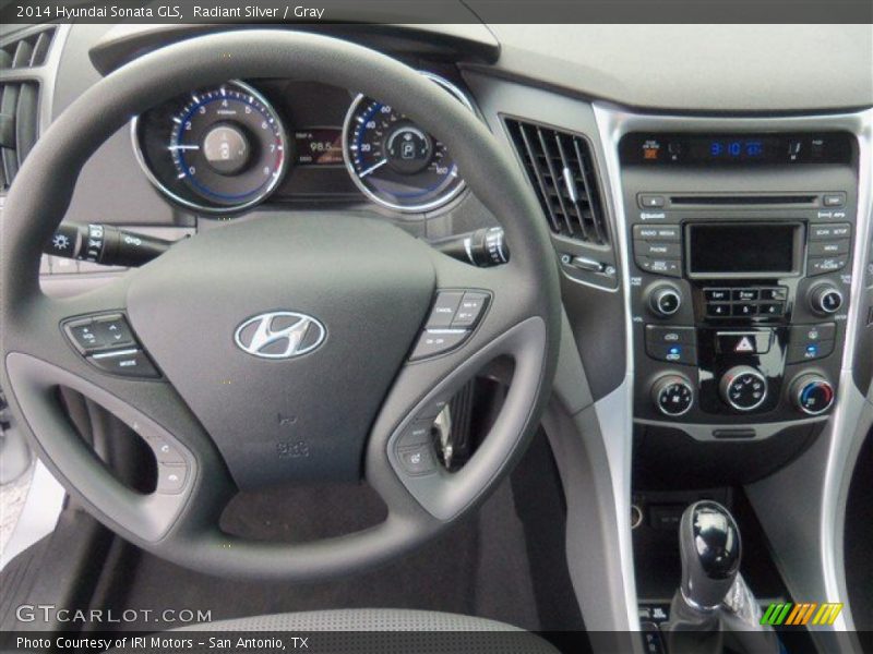 Radiant Silver / Gray 2014 Hyundai Sonata GLS
