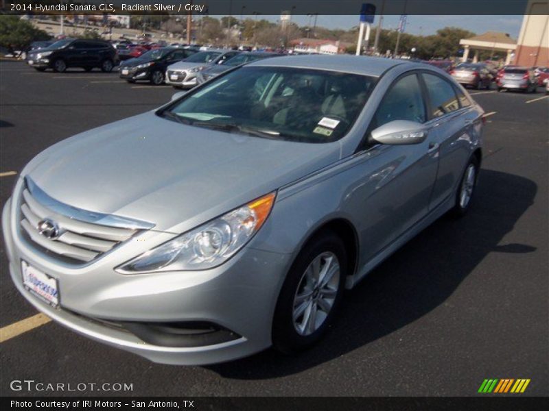 Radiant Silver / Gray 2014 Hyundai Sonata GLS