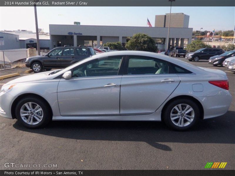 Radiant Silver / Gray 2014 Hyundai Sonata GLS