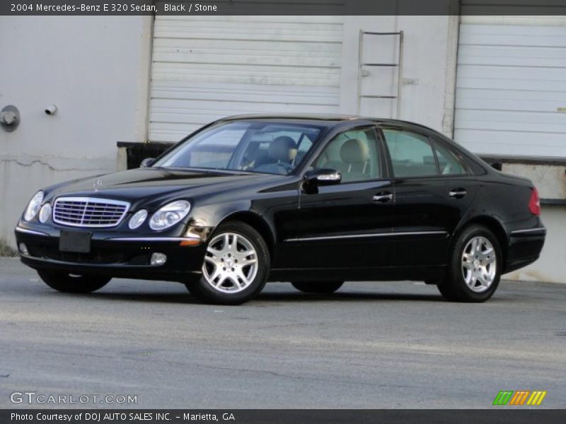 Black / Stone 2004 Mercedes-Benz E 320 Sedan
