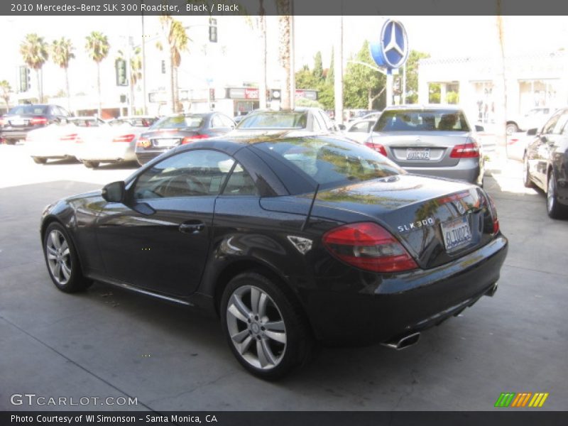 Black / Black 2010 Mercedes-Benz SLK 300 Roadster