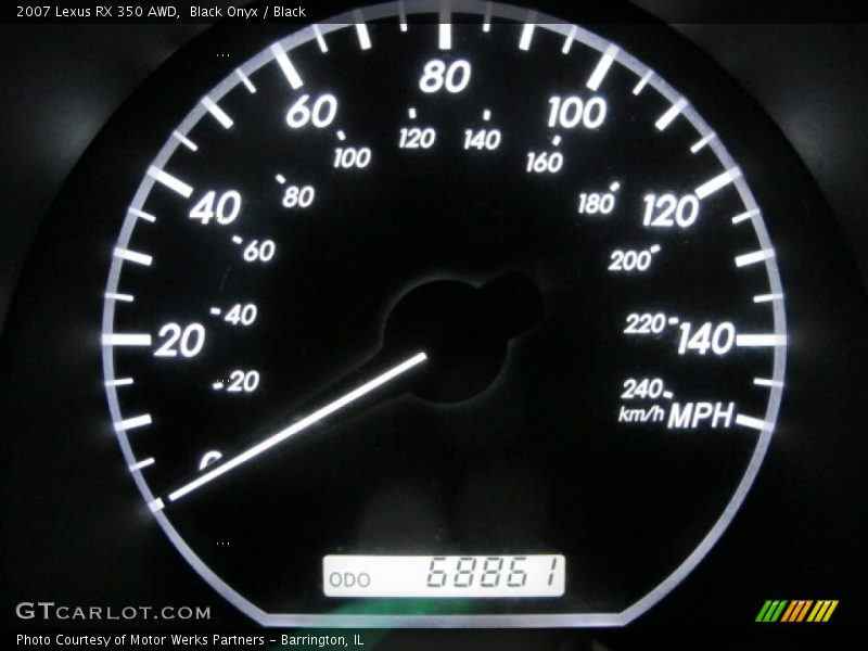 Black Onyx / Black 2007 Lexus RX 350 AWD