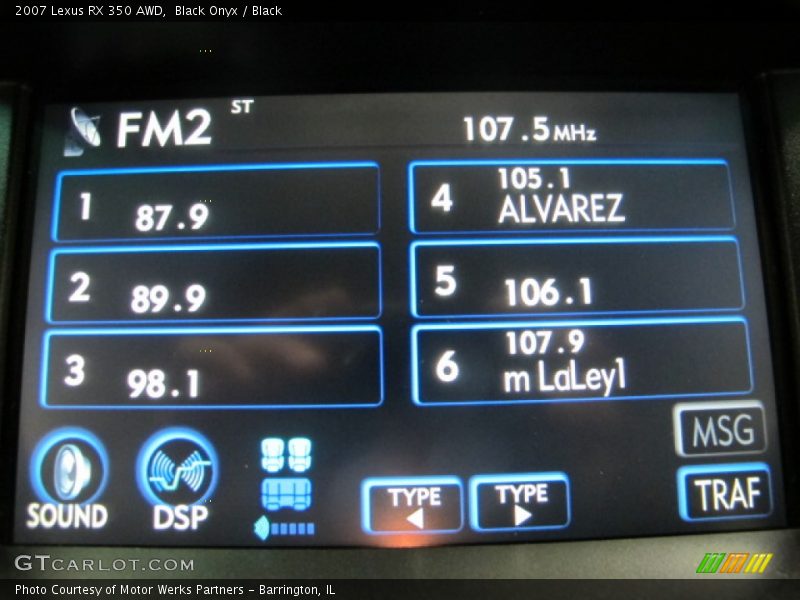 Black Onyx / Black 2007 Lexus RX 350 AWD