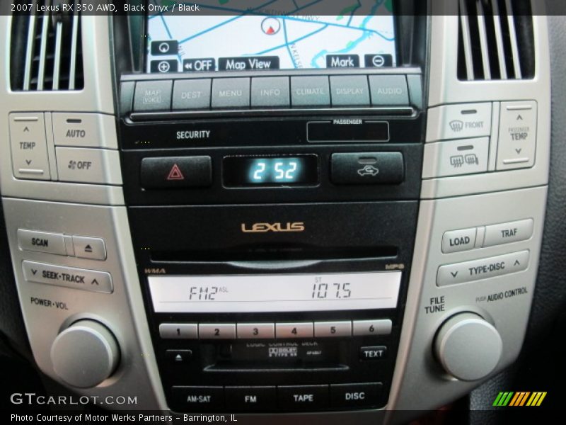 Black Onyx / Black 2007 Lexus RX 350 AWD