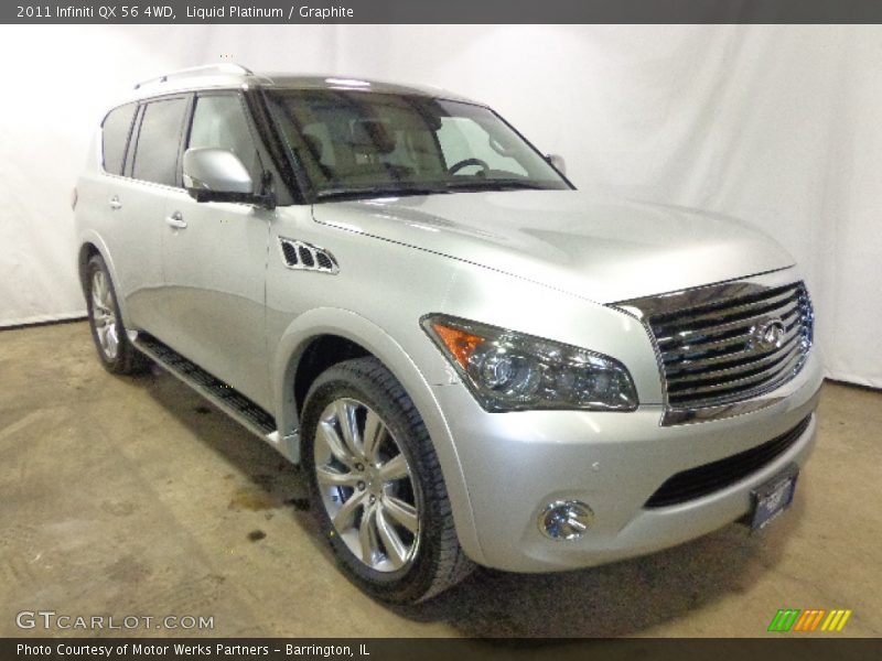 Liquid Platinum / Graphite 2011 Infiniti QX 56 4WD