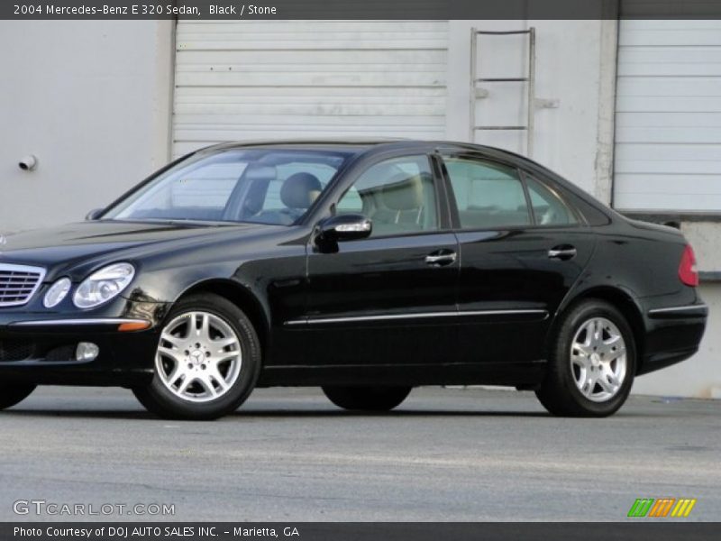 Black / Stone 2004 Mercedes-Benz E 320 Sedan