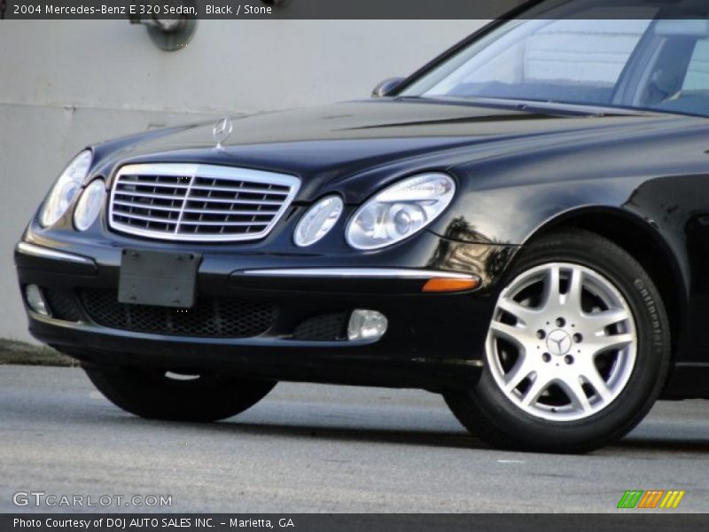 Black / Stone 2004 Mercedes-Benz E 320 Sedan