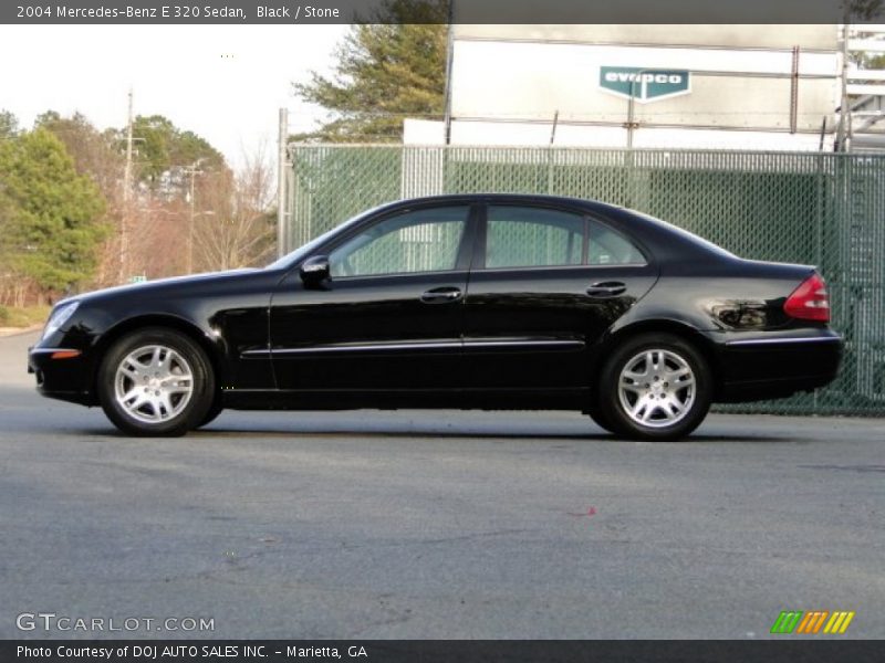 Black / Stone 2004 Mercedes-Benz E 320 Sedan