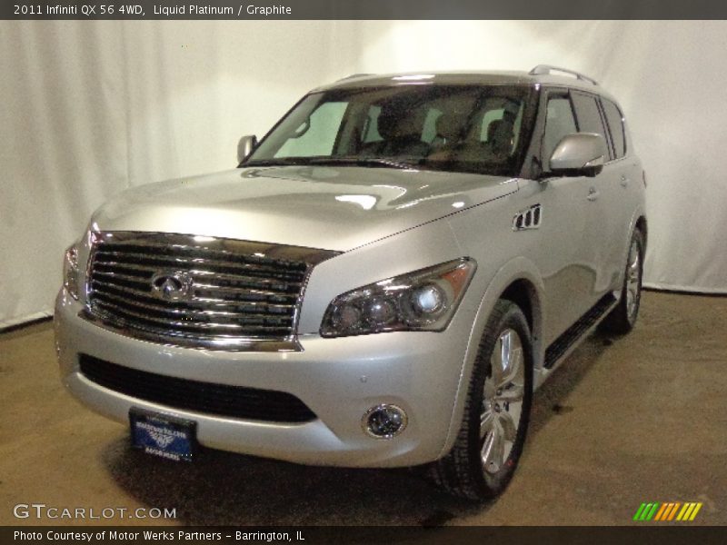 Liquid Platinum / Graphite 2011 Infiniti QX 56 4WD