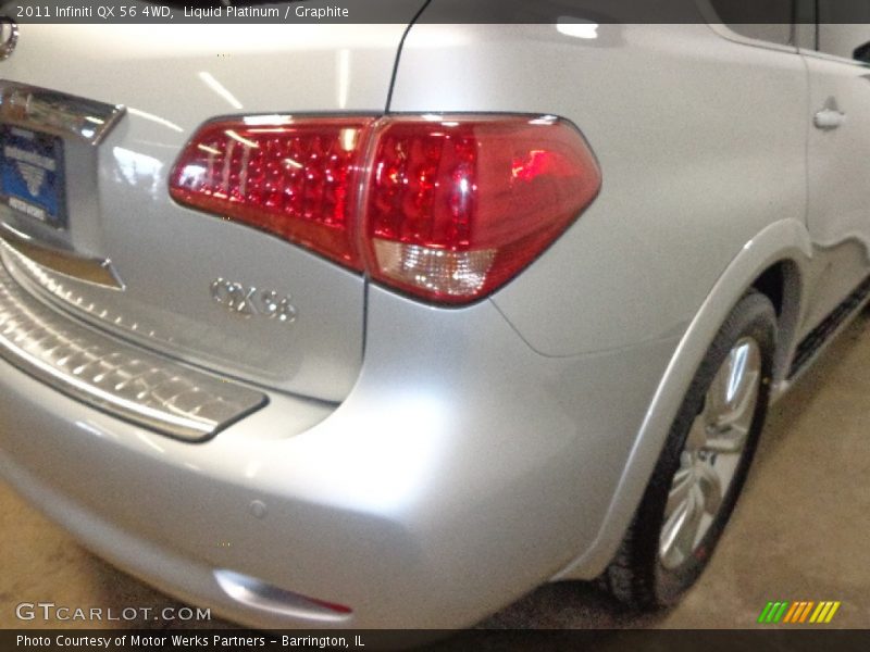 Liquid Platinum / Graphite 2011 Infiniti QX 56 4WD