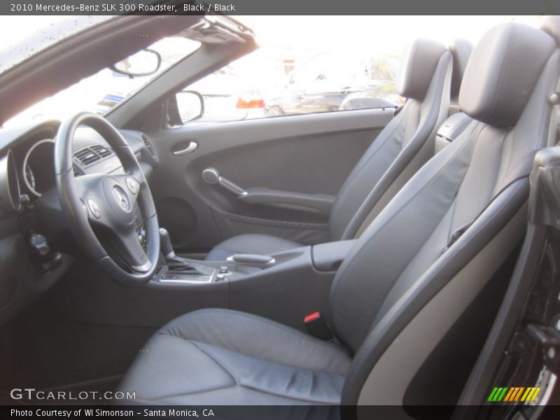 Black / Black 2010 Mercedes-Benz SLK 300 Roadster