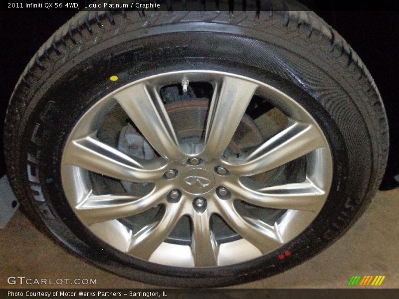 Liquid Platinum / Graphite 2011 Infiniti QX 56 4WD