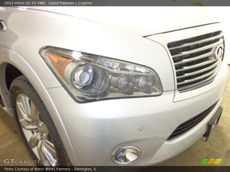 Liquid Platinum / Graphite 2011 Infiniti QX 56 4WD