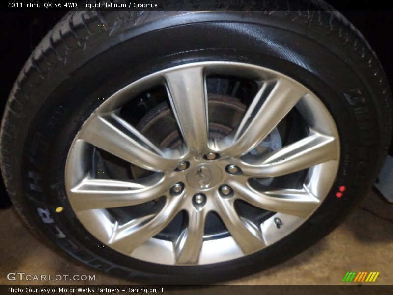 Liquid Platinum / Graphite 2011 Infiniti QX 56 4WD