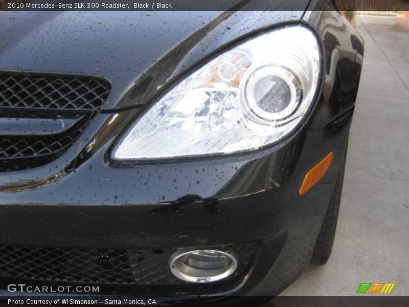 Black / Black 2010 Mercedes-Benz SLK 300 Roadster