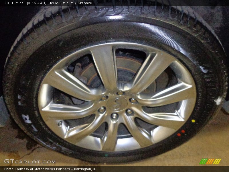 Liquid Platinum / Graphite 2011 Infiniti QX 56 4WD