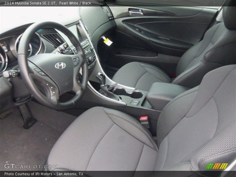 Pearl White / Black 2014 Hyundai Sonata SE 2.0T