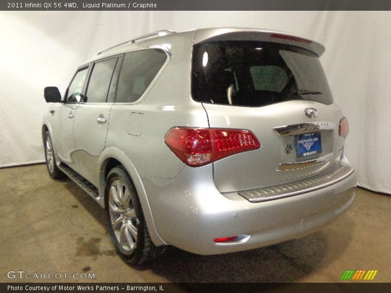 Liquid Platinum / Graphite 2011 Infiniti QX 56 4WD