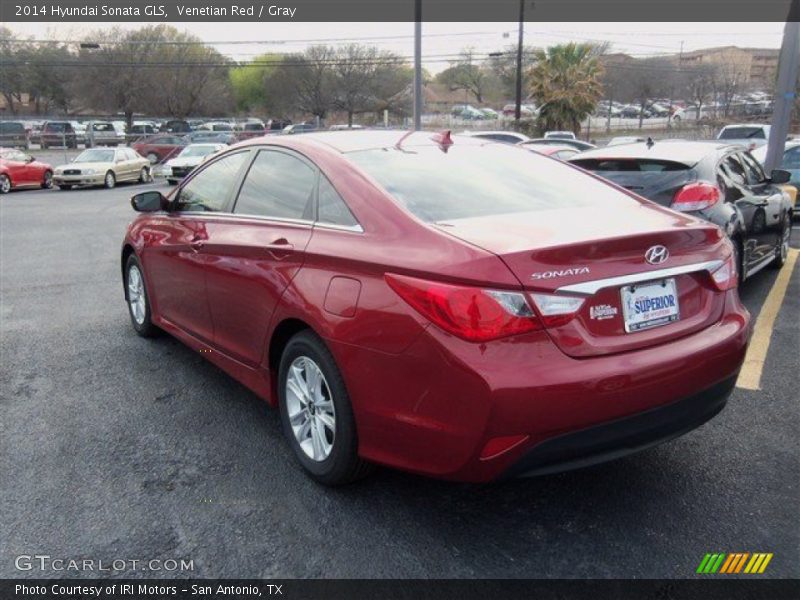 Venetian Red / Gray 2014 Hyundai Sonata GLS
