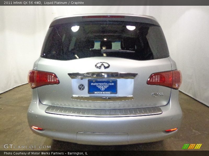 Liquid Platinum / Graphite 2011 Infiniti QX 56 4WD