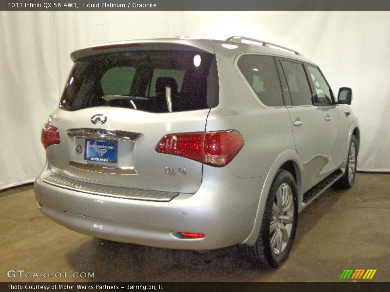 Liquid Platinum / Graphite 2011 Infiniti QX 56 4WD
